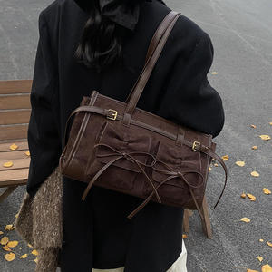 Nouveau sac à main tendance pour femme, sac à bandoulière avec nœud, édition coréenne, sac fourre-tout pour femme - Product Image 1