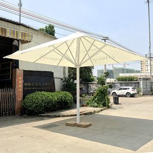 Heavy Duty 5M/6M/7M Large Outdoor Big Size Hotel Restaurant Light LED Parasol <strong>Umbrella</strong> Parasol <strong>Patio</strong> <strong>Umbrellas</strong> Supplier - Product Image 5