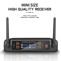 Système de microphone sans fil VHF 4 canaux GAW-GLD4, prix le plus bas, pour karaoké, enceinte de performance, micro portable KTV