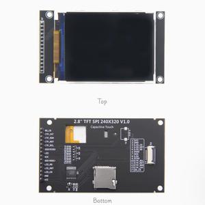 Módulo de Pantalla Táctil Capacitiva TFT LCD de 2.8 Pulgadas, 4 Puertos SPI, Versión IPS, Negro, 320x240, ILI9341V - Product Image 1