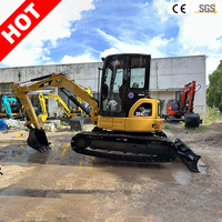 Nouvelle Arrivée Mini-Excavatrice sur Chenilles Cat 304 d'Occasion, Peinture d'Origine, Sans Rouille, pour Aménagement Paysager, En Stock, Garantie 1 An