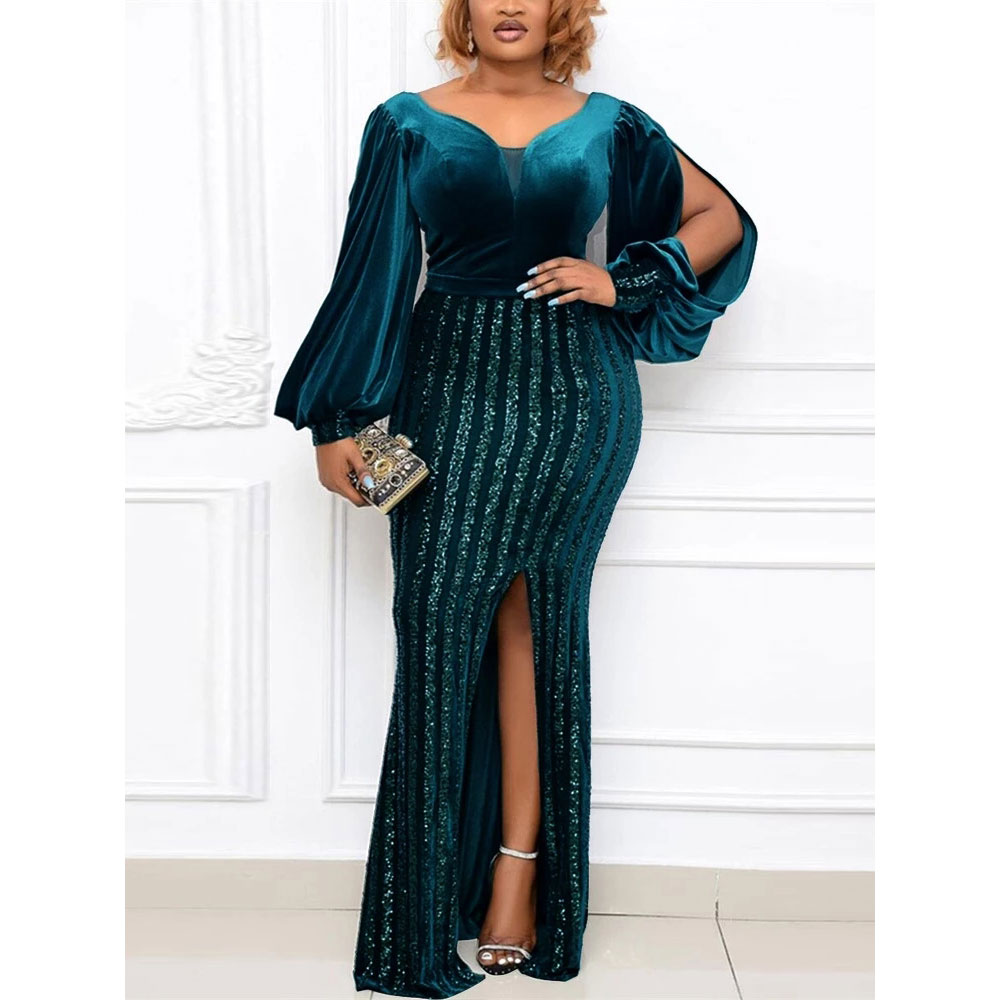 slim fit dress slacks Emerald Green Flower Lace Velvet Long Sleeve Vintage Dress, Emerald Green / L