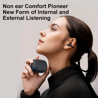 D04 Écouteurs Bluetooth sans fil à conduction aérienne, type clip d'oreille ouvert