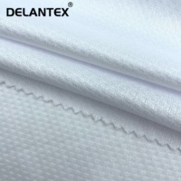 Tissu en maille bulle Delantex 100% polyester léger 90GSM doux pour doublure extérieure, couches pour filles et vêtements de mode
