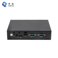 Mini PC sans ventilateur Rockchip RK3568B2 Quad Core 4 LAN 1 WAN Gigabit HD USB3.0 Dual COM RS232/422/485 32 Go EMMC Android Linux