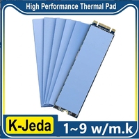 K-Jeda KJD-89 M.2 Almohadilla de Silicona Termoconductora para Unidad de Estado Sólido CPU SSD 70mm*20mm Alta Conductividad Térmica Montaje Superficial