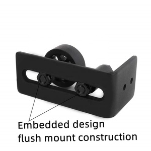 Kênh Điều Chỉnh Gắn Tường Barn Door Bottom Stay Con Lăn Sàn Hướng Dẫn - Product Image 5