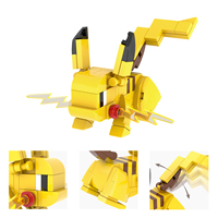 Kits de Ladrillos MOC de Creatividad de Películas de Anime, Contenedor de Ladrillos DIY, Juguetes de Bloques de Construcción para Niños MOC1781
