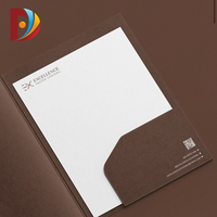 Pochette de présentation médicale personnalisée avec poche pour documents de clinique, dossiers patient et brochures de santé
