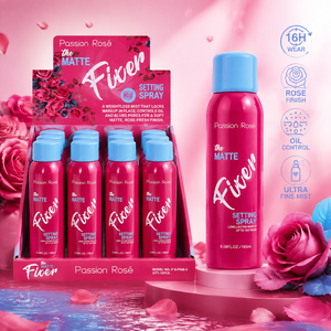 <span class=keywords><strong>Fixateur</strong></span> de <span class=keywords><strong>maquillage</strong></span> infusé à l'extrait de rose « The Matte Fixer » – Tenue 16H, estompe les pores, spray <span class=keywords><strong>fixateur</strong></span>, logo personnalisé, fourniture en gros directe usine - Product Image 1