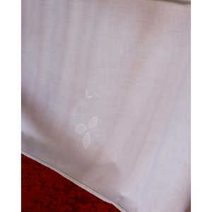 Mantel de Organza de Lino Blanco Ecológico con 12 Servilletas Cuadradas Estilo Europeo para Comedor de Hoteles, Material PE - Product Image 2