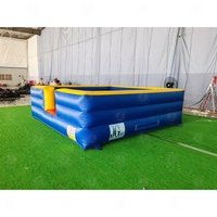 Jeu de combat de gladiateurs géants gonflables, grand jeu de sport gonflable pour essuyer l'arène de combat de joute gonflable
