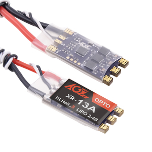 Controlador de velocidad electrónico (ESC) sin escobillas AGFRC Xeon Run BLHeli-S Serie XR-13A con Dshot y Damped Light, 2-4S OPTO para drones de carreras - Product Image 1