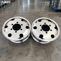 Roues NJQS 17,5 pouces, jantes en aluminium 17,5x6,00, pneus Alcoa Truck 8r17,5 à haute flottation