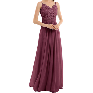 Femme dame été bal chic formel quinceanera élégant <span class=keywords><strong>Vintage</strong></span> dentelle soirée <span class=keywords><strong>demoiselle</strong></span> <span class=keywords><strong>d</strong></span>'<span class=keywords><strong>honneur</strong></span> mariage longues robes - Product Image 3
