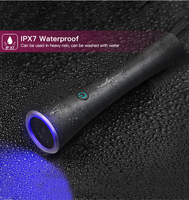 Lampe UV haute puissance TANK007 365nm pour l'inspection et la réparation de la peinture automobile, lampe torche LED UV6100 3W professionnelle pour identifier les traces de retouche