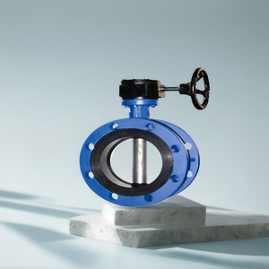 Butterfly Valve Ductile Iron Flanged 4 Inch Manual Water Oil Media Room Temperature Atmospheric Pressure - Product Image 4