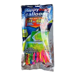 Hot selling 111pcs of 3 Bunch self sealing water balloon Outdoor Family Children Summer Fun water balloons quick fill