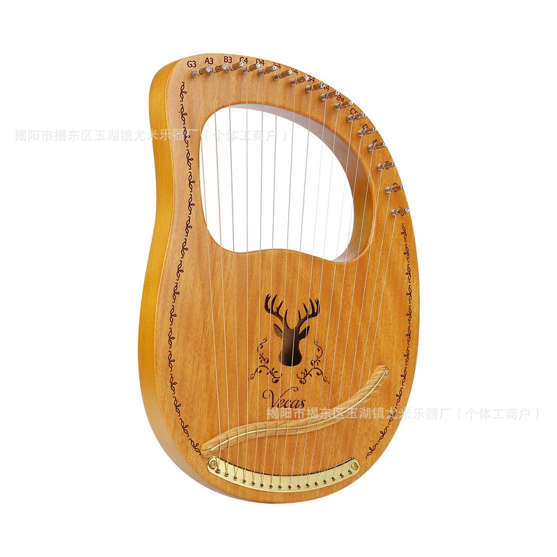 Caja de 16 cuerdas tipo caja - reno - color madera natural