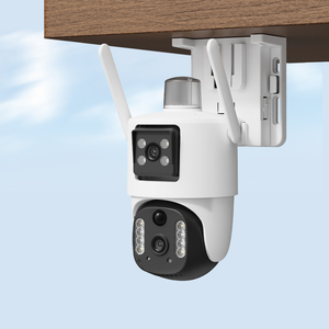 Fcc Mỹ Phiên Bản Tiêu Thụ Điện Năng Thấp 4G 4MP Năng Lượng Mặt Trời Máy Ảnh CCTV Dome <span class=keywords><strong>Camera</strong></span> Kép Len PIR Phát Hiện Ngoài Trời Không Dây Máy Ảnh - Product Image 6