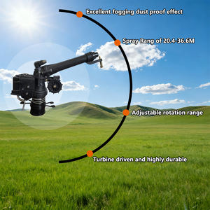 Arroseur à turbine à impact en plastique 1,5'' <span class=keywords><strong>Pistolet</strong></span> <span class=keywords><strong>d</strong></span>'irrigation pour l'agriculture Jardin Ferme Pelouse Buses haute performance CWL35 - Product Image 5