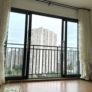 Puertas Plegables de Entrada Exteriores de Vidrio y PVC con Aleación de Aluminio Moderna, CE EN 14351-1, Impermeables e Insonorizadas para Apartamentos - Product Image 4