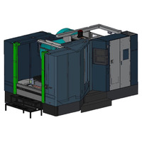 Centre d'usinage horizontal robuste TSHD-630 BBT50 Mitsubishi, centre de fraisage CNC, machine de fraisage CNC, équipement CNC pour le métal