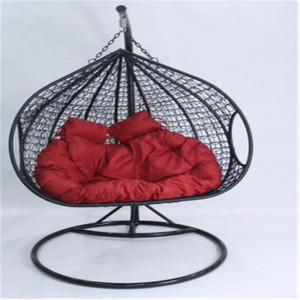 Silla Columpio Doble Ancha <span class=keywords><strong>para</strong></span> Jardín, Hamaca Colgante <span class=keywords><strong>para</strong></span> Exteriores - Product Image 4