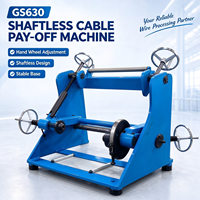 Machine de déroulement passif de bobines GS630 400mm 500mm 630mm pour câbles et fils