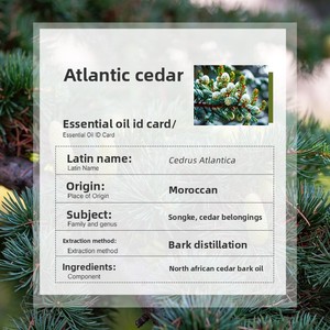 Aceite esencial de madera de cedro <span class=keywords><strong>Atlas</strong></span> destilado orgánico de alta calidad al por mayor para aromaterapia y cuidado de la piel, materia prima de corteza de <span class=keywords><strong>Marruecos</strong></span> - Product Image 2