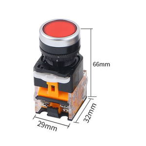 LA38 Interrupteur à bouton-poussoir à verrouillage autobloquant 22mm 1NO 1NC Interrupteurs à bouton-poussoir momentanés, Petit interrupteur à bouton-poussoir - Product Image 6