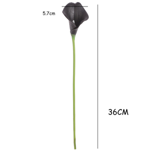 Flores Artificiales de <span class=keywords><strong>Lirio</strong></span> de Cala de PU Premium - Flores Artificiales Realistas para Decoración de Bodas/Hogar/Oficina - Product Image 6