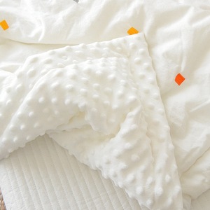 Baby Plush Quilt Pure Cotton Embroidered Air Permeable All Season Comfort <b>Blanket</b> For Infants And Toddlers - Product Image 3