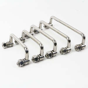 Em forma de U dobrável 304 aço inoxidável puxadores para caixas de ferramentas e portas elétricas do armário - Product Image 3