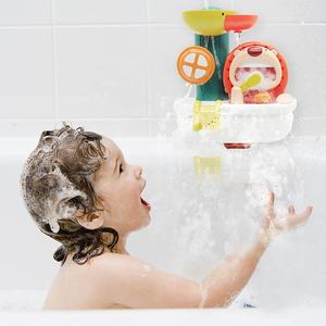 Brosse à dents de lion dessin animé fabricant de bulles jouet de bain animal rotatif salle de bain douche bébé savon pulvérisation d'<span class=keywords><strong>eau</strong></span> arroseur baignoire jouets - Product Image 2