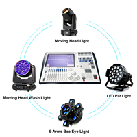 Stage Tiger Touch II DMX Kontrol Cihazı LED Profesyonel Sahne Ekipmanı DJ Disko Kulüp Gece Kulübü Bar KTV Parti Etkinliği 8-Port RGBW