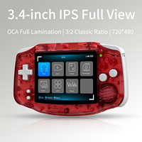 Consola de Juegos Portátil RG34XX, Pantalla IPS de 3.4 Pulgadas, Linux de 64 bits, Wi-Fi, 64 GB, Reproductor de Juegos Retro 3D, Doble Núcleo G31 MP2