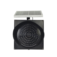 Feux de circulation solaires clignotants jaunes haute luminosité 200mm/300mm/400mm