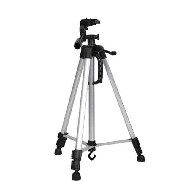 4.6 Feet 140 cm Flexible Aluminium Ring Light Tripod Stand with Phone Stand for Live Streaming & Camera Shooting
