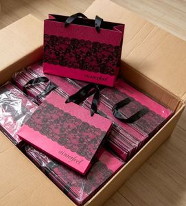 Bolsa de Regalo de Lujo para Boda con Asa de Listón, Bolsas de Papel Blancas de Cartón - Product Image 6