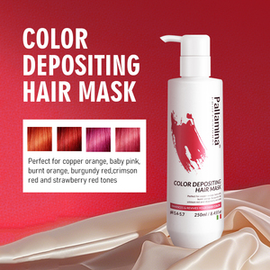 Pallamina Private Label OEM colore che deposita <span class=keywords><strong>maschera</strong></span> <span class=keywords><strong>per</strong></span> <span class=keywords><strong>capelli</strong></span> colore colorante <span class=keywords><strong>capelli</strong></span> rosso migliorare la <span class=keywords><strong>maschera</strong></span> di protezione del colore <span class=keywords><strong>per</strong></span> la riparazione secco danneggiato - Product Image 5