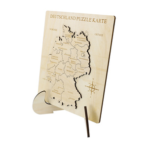 Carte de campagne personnalisée <span class=keywords><strong>Puzzle</strong></span> Board Jouet éducatif 3d pour enfants Meilleur cadeau <span class=keywords><strong>d</strong></span>'anniversaire en bois - Product Image 2