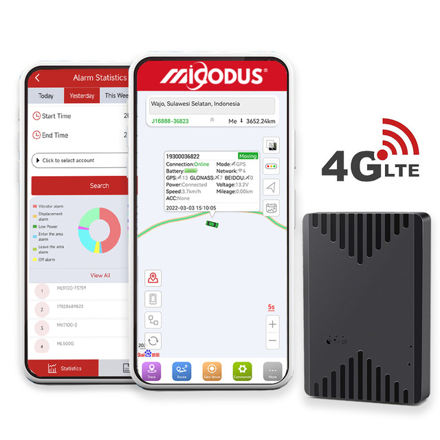 Android Ios Phone Tracking ML300G Magnetic Real Time 4G Asset Vehicle Locator Real Time Geo Gps Tracker