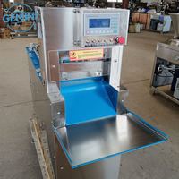 Machine à trancher la viande congelée CNC entièrement automatique industrielle, capacité de 20 à 500 kg/h, pour couper le bœuf et le mouton en rouleaux