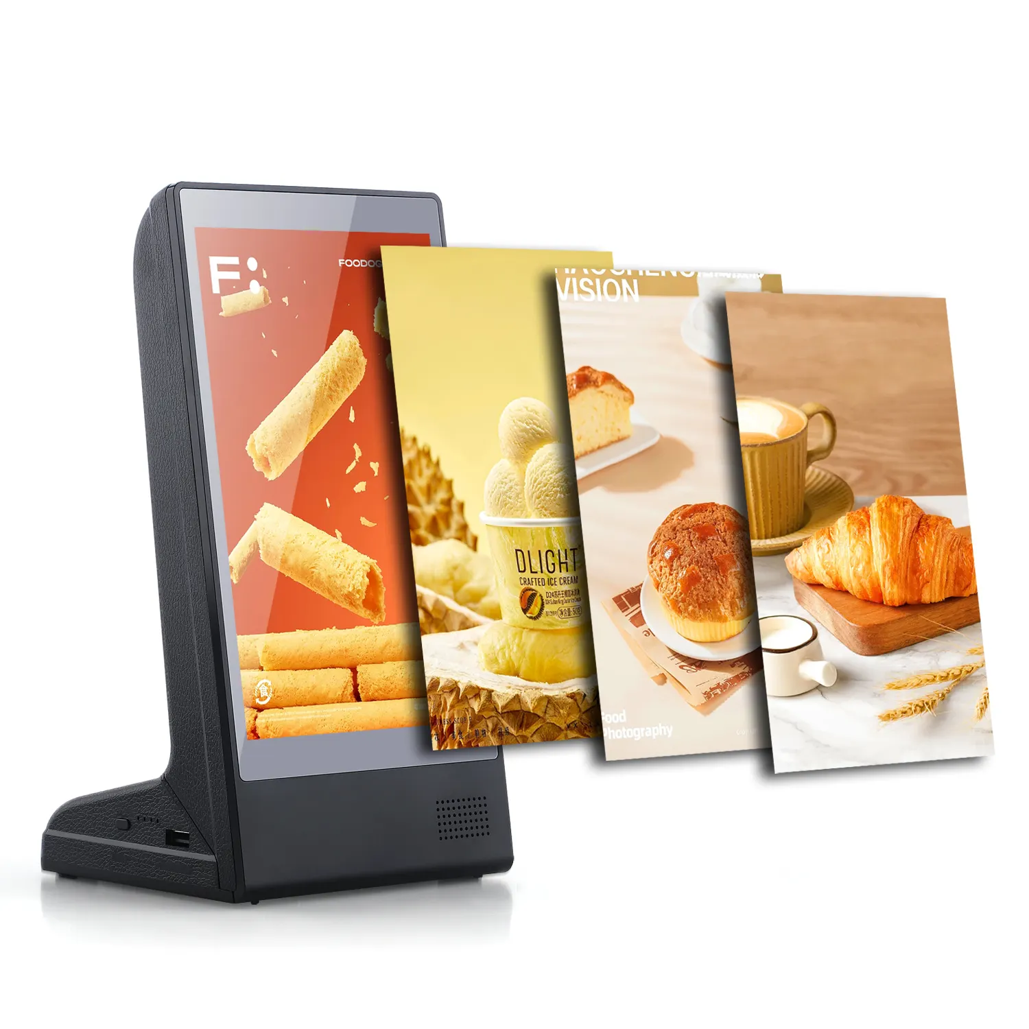 Fernbedienung Tabletop Digital Order Call System Power Bank Andere Restaurant versorgung Werbung Player Tisch menü Anzeige