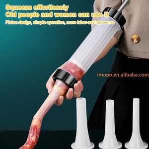 Harga pabrik pengisi daging sosis Manual <span class=keywords><strong>3</strong></span> kepala untuk pengisi daging dioperasikan tangan mesin sosis corong alat dapur - Product Image 3