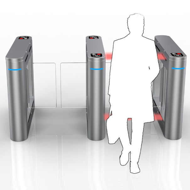 Intelligent Swing Barrier Turnstile Access Control Turnstile Gate For Gyms With Stainless Steel IP66 Protection · image 4