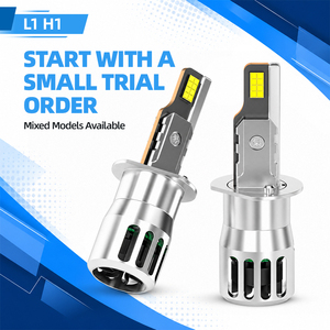 Phare de voiture LED haute puissance L1 H1 mini format 70W 8400LM 6500K avec puce 7035 et refroidissement par tube en cuivre – Vente en gros pour l'automobile - Product Image 1