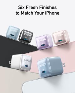 <span class=keywords><strong>Chargeur</strong></span> Mural <span class=keywords><strong>Anker</strong></span> USB C <span class=keywords><strong>20W</strong></span> (Nano Pro), <span class=keywords><strong>Chargeur</strong></span> Rapide Compact PIQ 3.0 (Câble Non Inclus) (Reconditionné) - Product Image 4