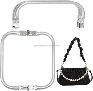 Sac à main pour femme MZ Classic en aluminium avec cadre tubulaire, à rayures, pour dîner, 16/20/25/30 cm, Pezzi Borsa in Alluminio Manico - Product Image 2